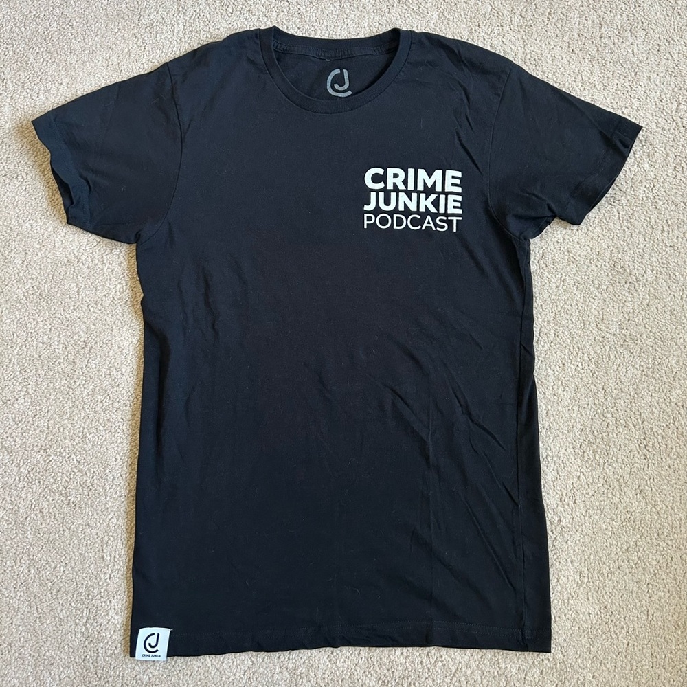 Crime Junkie Podcast Black T-Shirt